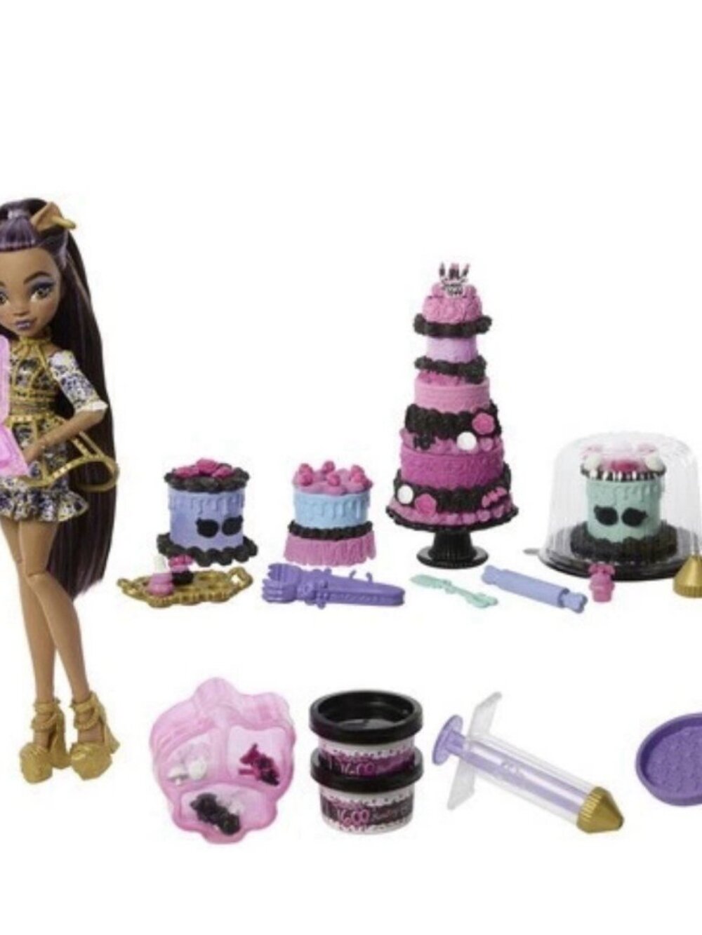 Mattel - Monster High Scary Sweet Birthday Playset & Clawdeen [New Toy] Paper